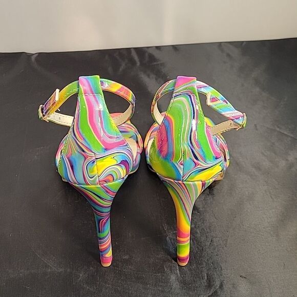 BRAND NEW ROUGE HELUIM SQUARE TOE OPEN TOE ADJUSTABLE BUCKLE  STRAP SANDAL G1 - Picture 7 of 14